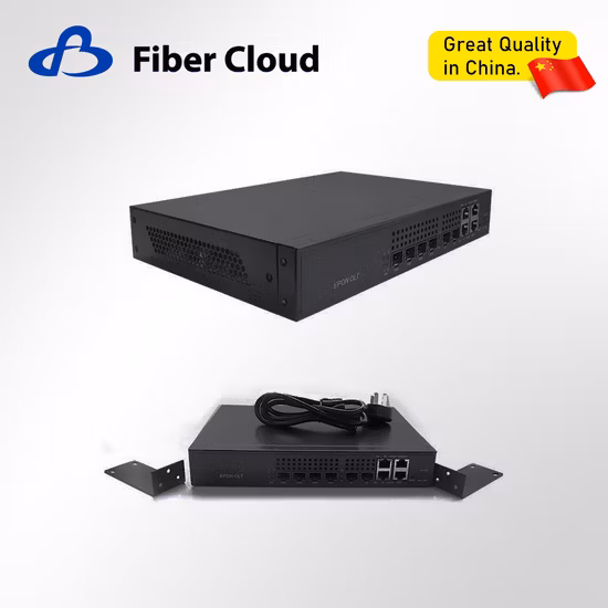 最大分割比 1: 64 Epon Olt 4 ポート (SFP モジュール付き)